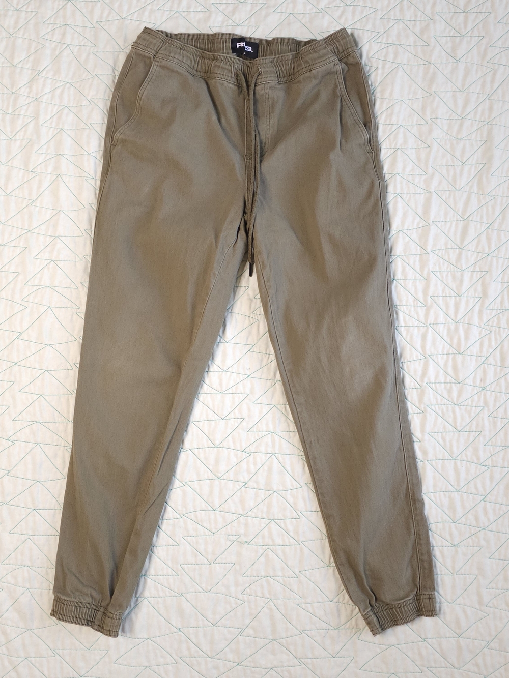 RSQ Tilly's Twill Army Green Jogger Pants